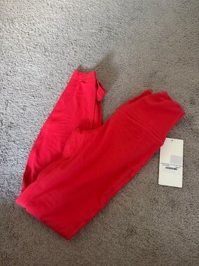 lululemon athletica Bright Red Leggings